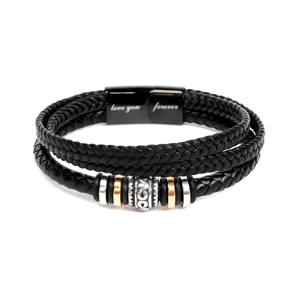 Last Forever Love You Forever (To My Grandson) – Bracelet